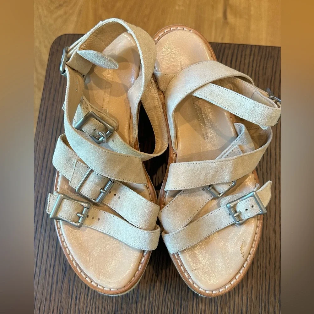 Ann Demeulemeester Buckled Platform Sandal